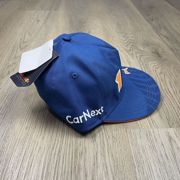 Red Bull Racing Hat Cap Snap Back One Size F1 Car Racing Max Verstappen Puma - Picture 3 of 6